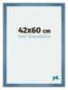 Mura MDF Fotokader 42x60cm Helder Blauw Geveegd Voorzijde Maat | Yourdecoration.be