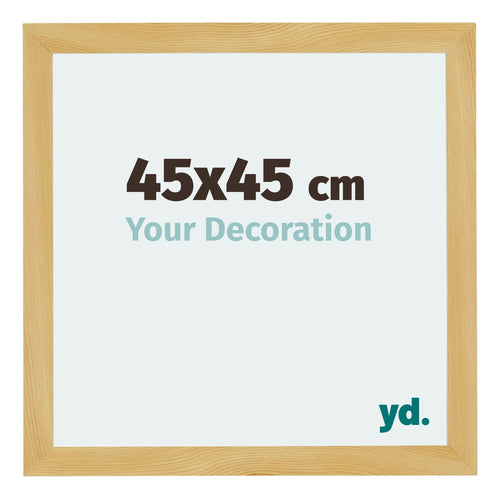 Mura MDF Fotokader 45x45cm Grenen Decor Voorzijde Maat | Yourdecoration.be
