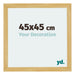 Mura MDF Fotokader 45x45cm Grenen Decor Voorzijde Maat | Yourdecoration.be