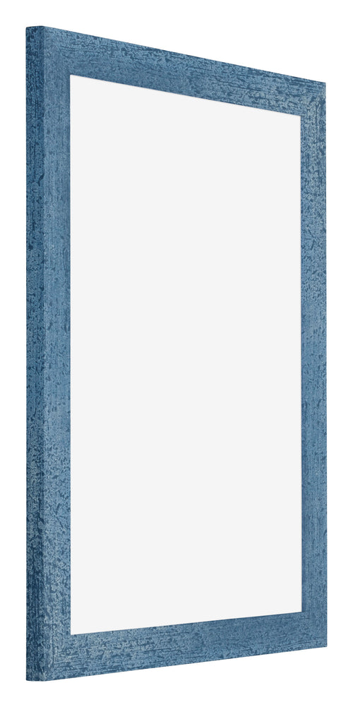 Mura MDF Fotokader 45x60cm Helder Blauw Geveegd Voorzijde Schuin | Yourdecoration.be