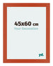 Mura MDF Fotokader 45x60cm Oranje Voorzijde Maat | Yourdecoration.be