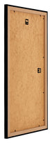 Mura MDF Fotokader 45x80cm Zwart Hoogglans Achterzijde Schuin | Yourdecoration.be