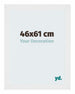 Mura MDF Fotokader 46x61cm Wit Hoogglans Voorzijde Maat | Yourdecoration.be
