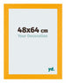 Mura MDF Fotokader 48x64cm Geel Voorzijde Maat | Yourdecoration.be