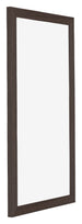 Mura MDF Fotokader 50x100cm Eiken Donker Voorzijde Schuin | Yourdecoration.be