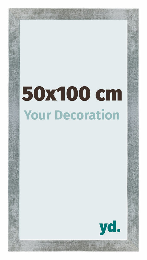 Mura MDF Fotokader 50x100cm IJzer Geveegd Voorzijde Maat | Yourdecoration.be