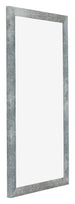 Mura MDF Fotokader 50x100cm Ijzer Geveegd Voorzijde Schuin | Yourdecoration.be