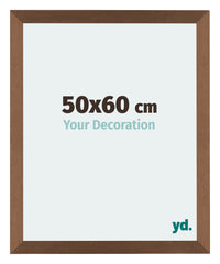 Mura MDF Fotokader 50x60cm Koper Decor Voorzijde Maat | Yourdecoration.be
