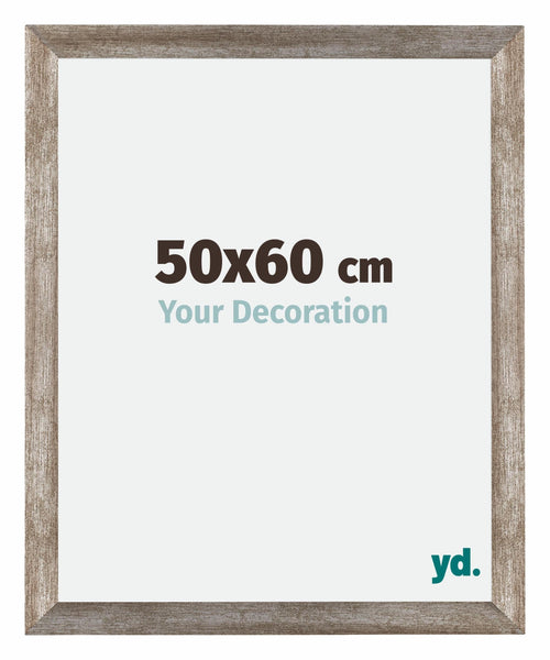 Mura MDF Fotokader 50x60cm Metaal Vintage Voorzijde Maat | Yourdecoration.be