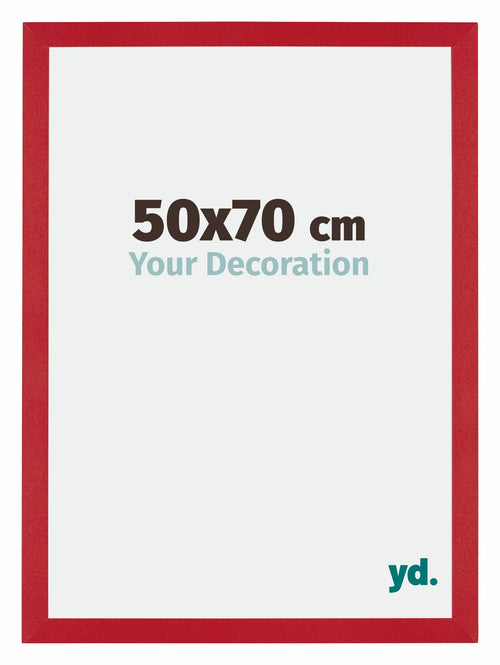 Mura MDF Fotokader 50x70cm Rood Voorzijde Maat | Yourdecoration.be
