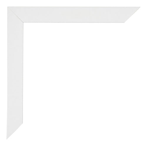 Mura MDF Fotokader 50x70cm Wit Hoogglans Detail Hoek | Yourdecoration.be