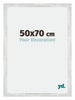 Mura MDF Fotokader 50x70cm Zilver Glanzend Vintage Voorzijde Maat | Yourdecoration.be