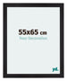 Mura MDF Fotokader 55x65cm Zwart Houtnerf Voorzijde Maat | Yourdecoration.be