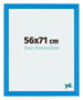 Mura MDF Fotokader 56x71cm Helder Blauw Voorzijde Maat | Yourdecoration.be