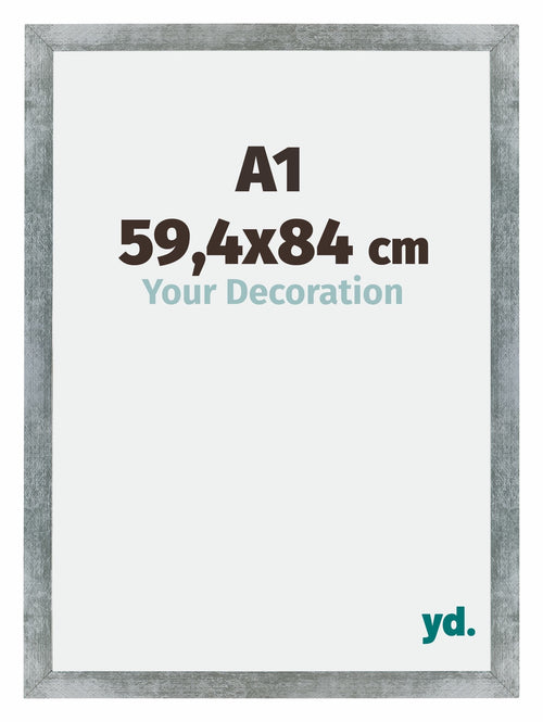 Mura MDF Fotokader 59 4x84cm A1 IJzer Geveegd Voorzijde Maat | Yourdecoration.be