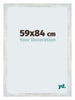 Mura MDF Fotokader 59x84cm Zilver Glanzend Vintage Voorzijde Maat | Yourdecoration.be