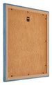 Mura MDF Fotokader 60x60cm Helder Blauw Geveegd Achterzijde Schuin | Yourdecoration.be
