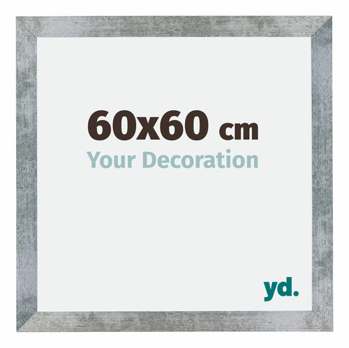 Mura MDF Fotokader 60x60cm IJzer Geveegd Voorzijde Maat | Yourdecoration.be