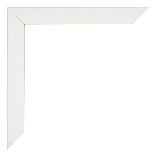 Mura MDF Fotokader 60x60cm Wit Geveegd Detail Hoek | Yourdecoration.be