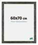 Mura MDF Fotokader 60x70cm Blauw Goud Gemeleerd Voorzijde Maat | Yourdecoration.be