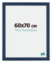 Mura MDF Fotokader 60x70cm Donkerblauw Geveegd Voorzijde Maat | Yourdecoration.be
