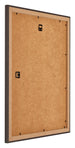 Mura MDF Fotokader 60x70cm Eiken Donker Achterzijde Schuin | Yourdecoration.be