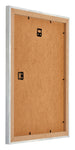 Mura MDF Fotokader 60x80cm Zilver Glanzend Vintage Achterzijde Schuin | Yourdecoration.be