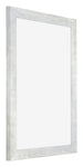 Mura MDF Fotokader 60x80cm Zilver Glanzend Vintage Voorzijde Schuin | Yourdecoration.be