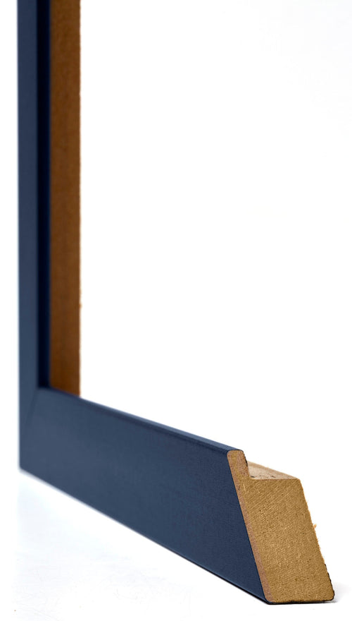 Mura MDF Fotokader 60x84cm Donkerblauw Geveegd Detail Doorsnede | Yourdecoration.be