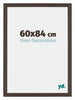 Mura MDF Fotokader 60x84cm Eiken Donker Voorzijde Maat | Yourdecoration.be