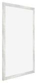 Mura MDF Fotokader 60x84cm Zilver Glanzend Vintage Voorzijde Schuin | Yourdecoration.be