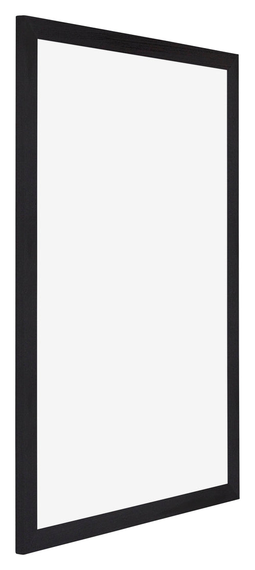 Mura MDF Fotokader 60x84cm Zwart Houtnerf Voorzijde Schuin | Yourdecoration.be