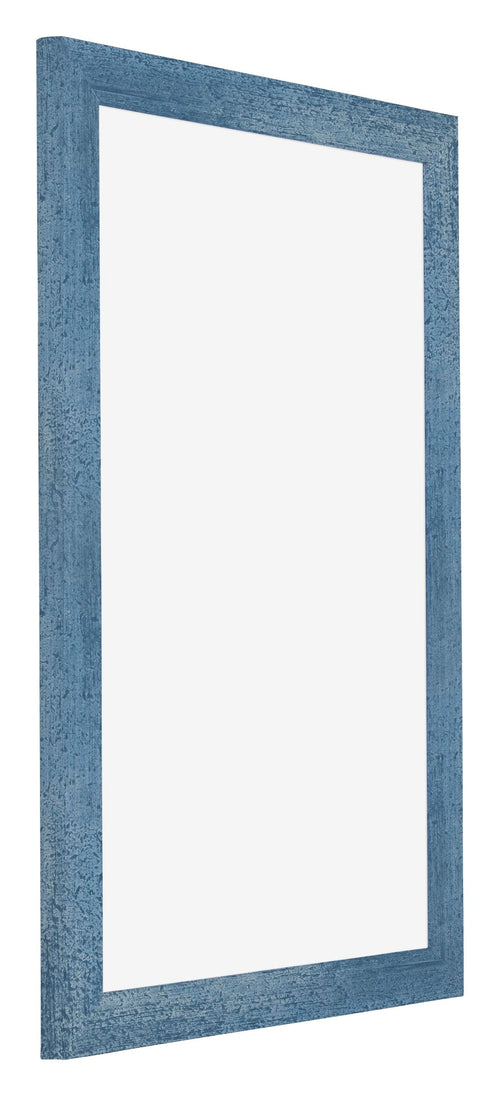 Mura MDF Fotokader 60x90cm Helder Blauw Geveegd Voorzijde Schuin | Yourdecoration.be