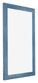 Mura MDF Fotokader 60x90cm Helder Blauw Geveegd Voorzijde Schuin | Yourdecoration.be