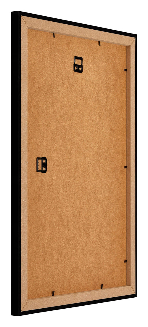 Mura MDF Fotokader 61x91 5cm Zwart Hoogglans Achterzijde Schuin | Yourdecoration.be