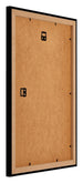 Mura MDF Fotokader 61x91 5cm Zwart Hoogglans Achterzijde Schuin | Yourdecoration.be
