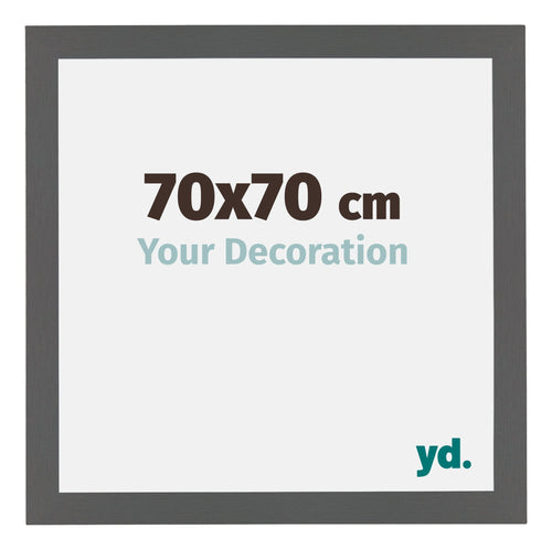 Mura MDF Fotokader 70x70cm Antraciet Maat | Yourdecoration.be