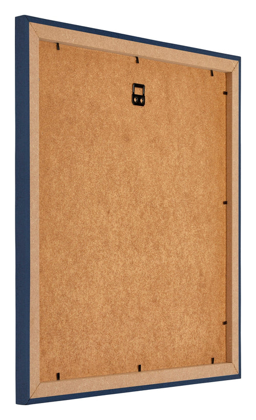 Mura MDF Fotokader 70x70cm Donkerblauw Geveegd Achterzijde Schuin | Yourdecoration.be