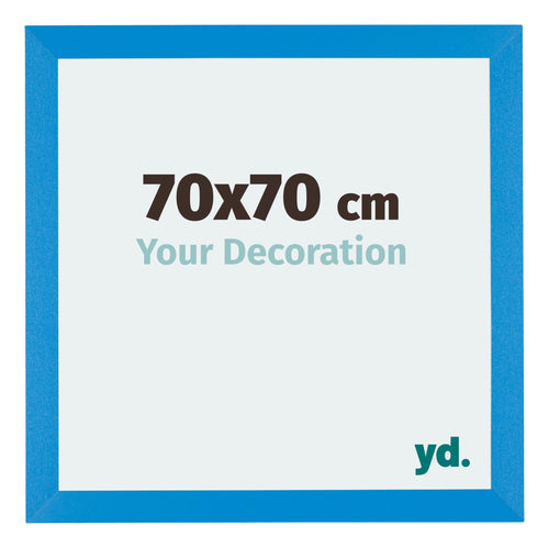 Mura MDF Fotokader 70x70cm Helder Blauw Voorzijde Maat | Yourdecoration.be