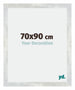 Mura MDF Fotokader 70x90cm Zilver Glanzend Vintage Voorzijde Maat | Yourdecoration.be