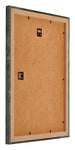 Mura MDF Fotokader 75x100cm Blauw Goud Gemeleerd Achterzijde Schuin | Yourdecoration.be