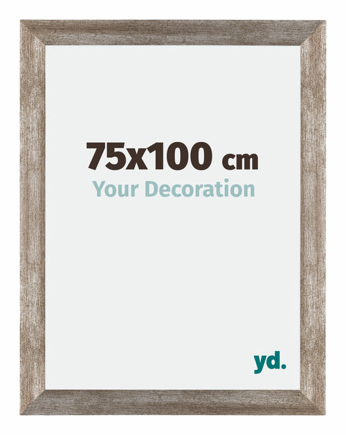 Mura MDF Fotokader 75x100cm Metaal Vintage Voorzijde Maat | Yourdecoration.be