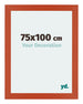 Mura MDF Fotokader 75x100cm Oranje Voorzijde Maat | Yourdecoration.be