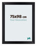 Mura MDF Fotokader 75x98cm Zwart Mat Voorzijde Maat | Yourdecoration.be