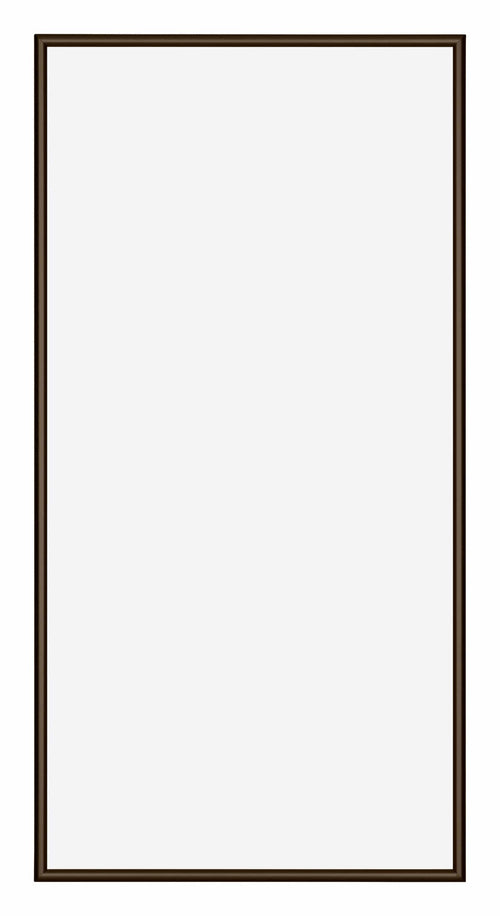 New York Aluminium Fotokader 20x40cm Walnoot Structuur Voorzijde | Yourdecoration.be