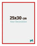 New York Aluminium Fotokader 25x30cm Ferrari Rood Voorzijde Maat | Yourdecoration.be