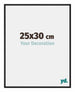 New York Aluminium Fotokader 25x30cm Zwart Mat Voorzijde Maat | Yourdecoration.be