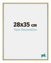 New York Aluminium Fotokader 28x35cm Goud Glanzend Voorzijde Maat | Yourdecoration.be