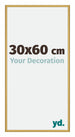 New York Aluminium Fotokader 30x60cm Goud Glanzend Voorzijde Maat | Yourdecoration.be