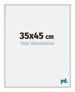 New York Aluminium Fotokader 35x45cm Zilver Mat Voorzijde Maat | Yourdecoration.be